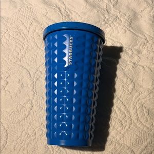 Blue Starbucks cup